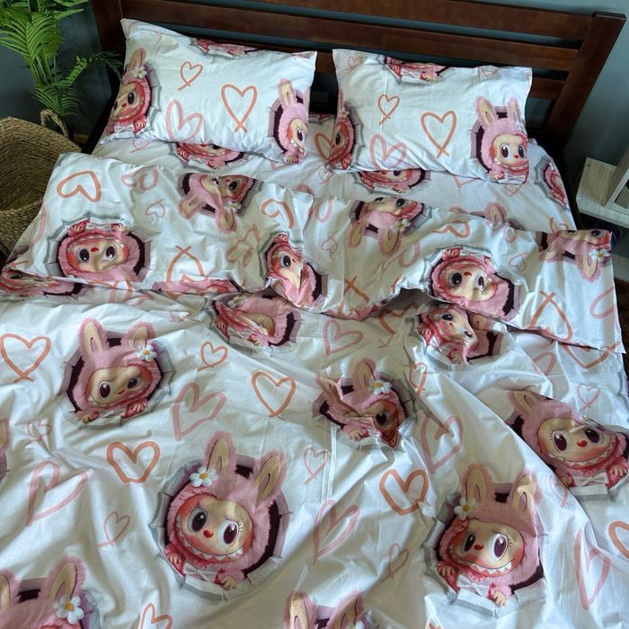 Постіль ДИТЯЧА Лабубу Куромі Стіч Роблокс Бетмен Марвел Майнкрафт