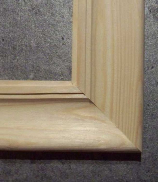 Surowa rama do obrazu lustra na zamówienie 80 x 50 cm