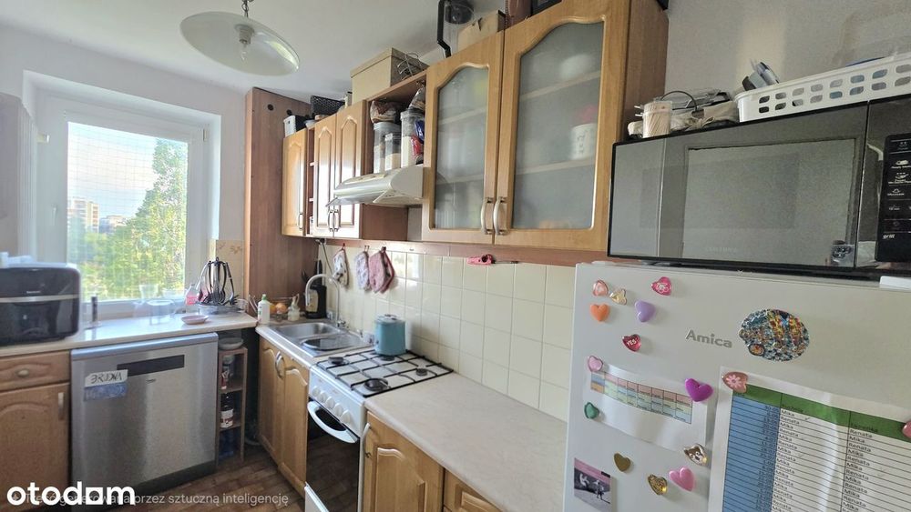 3 pokoje, oddzielna jasna kuchnia, balkon, piwnica na Mokotowie