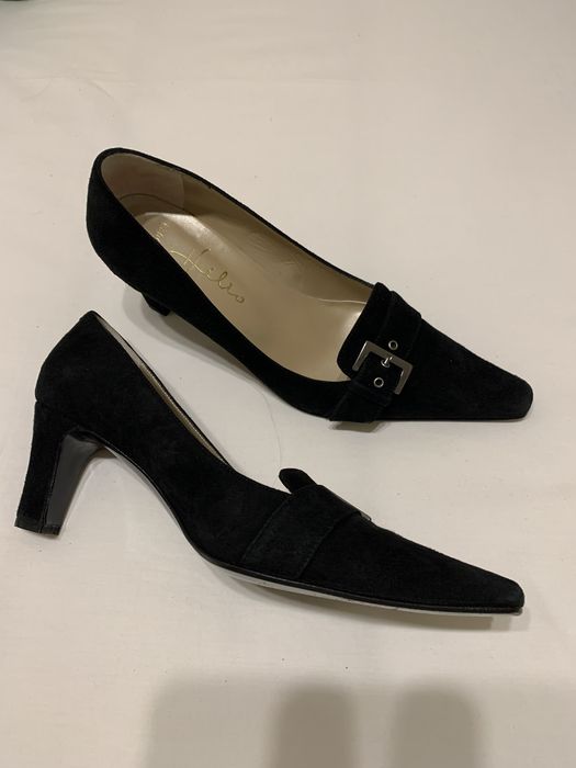 Sapatos camurça pretos