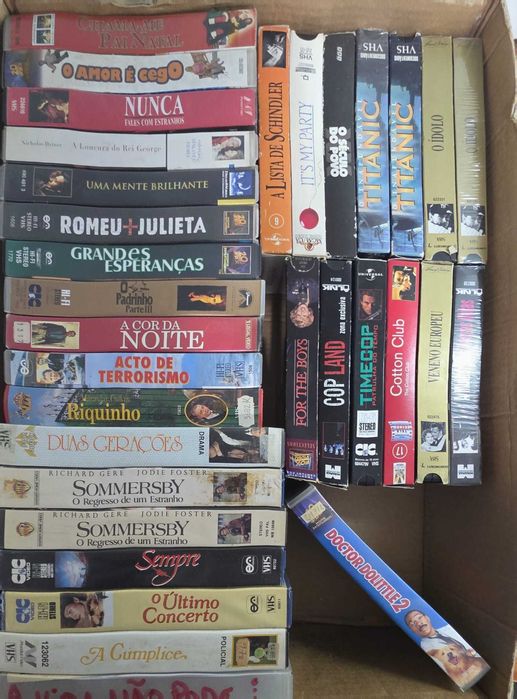 Lote Vhs 10 - Ver lista Abaixo - PROMOÇÂO 1 €