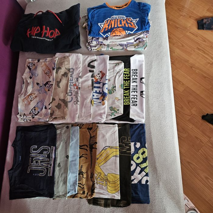 Koszulki krótki rękaw dla chłopca 116-122