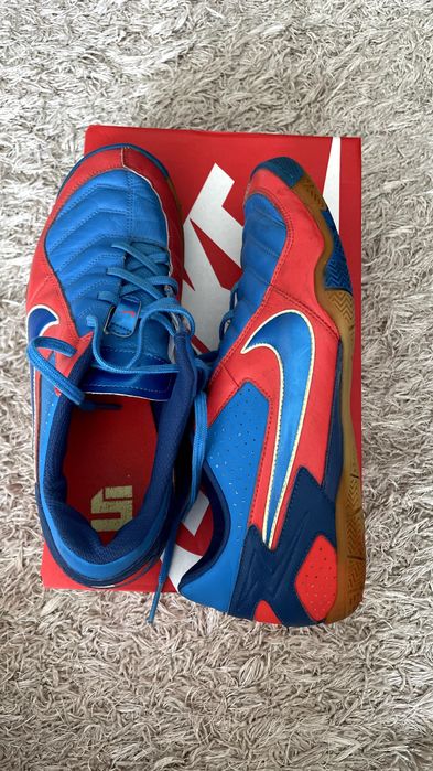 Sapatilhas Nike Gato IC Futsal Azul/Vermelho