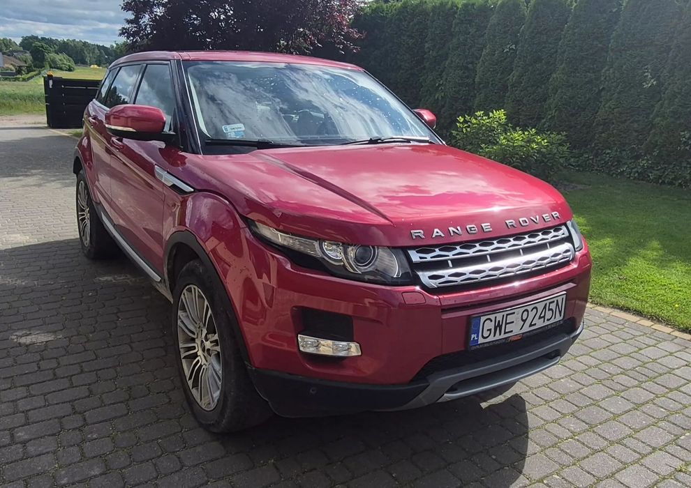 Land Rover Range Rover Evoque Evouqe 2012 Bezwypadkowy, pełne wyposażenie.