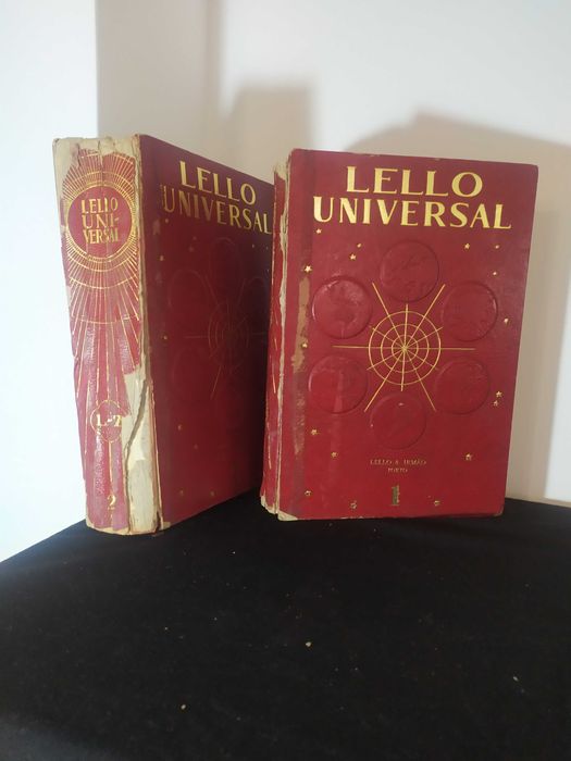 LELLO UNIVERSAL  Dicionário enciclopédico Luso-Brasileiro em 2 volumes.