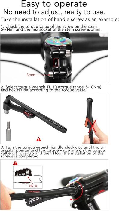 Klucz dynamometryczny 3-10 Nm Decathlon multitool