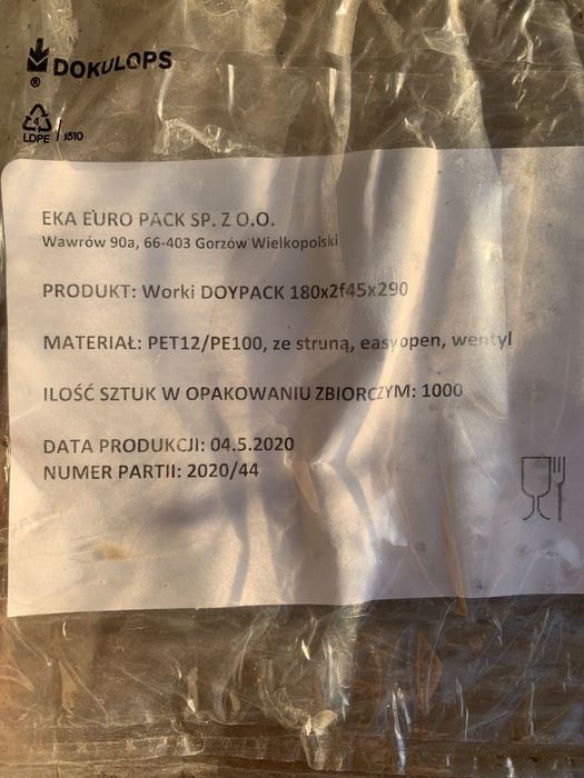 Torebki woreczki strunowe 1 litr z wentylem 1000 ml