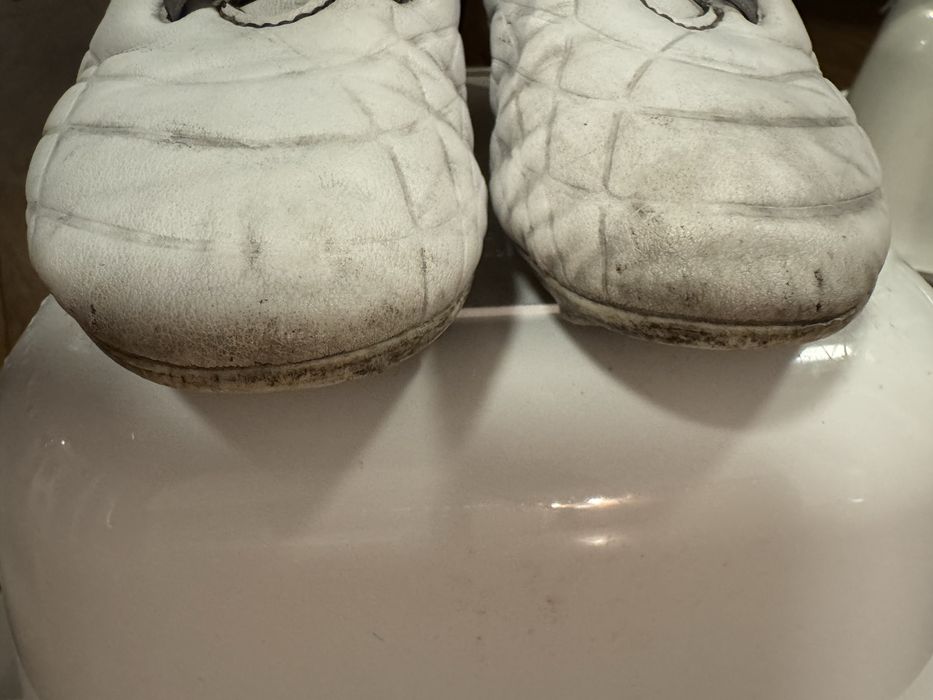 Korki lanki adidas skóra biale 35 bdb stan