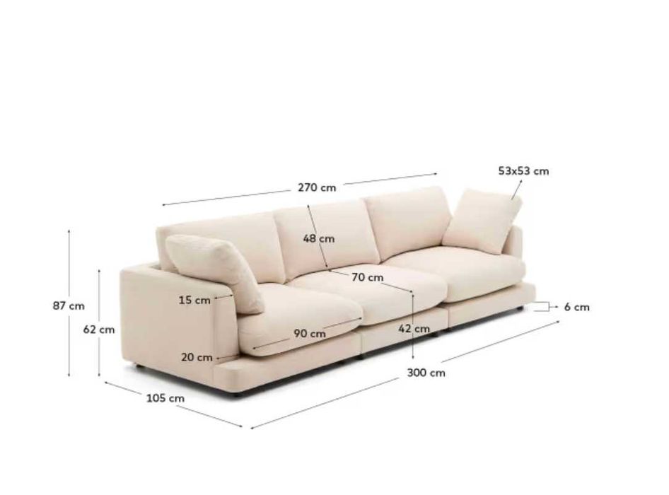 Sofa Azul 300cm