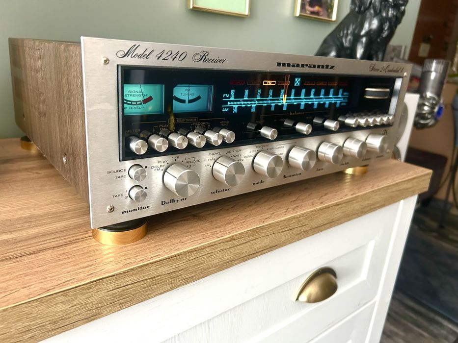 Legendarny Marantz 4240 Ampliutner Stereo+2 Quadradial 4*TOP*Serwis!
