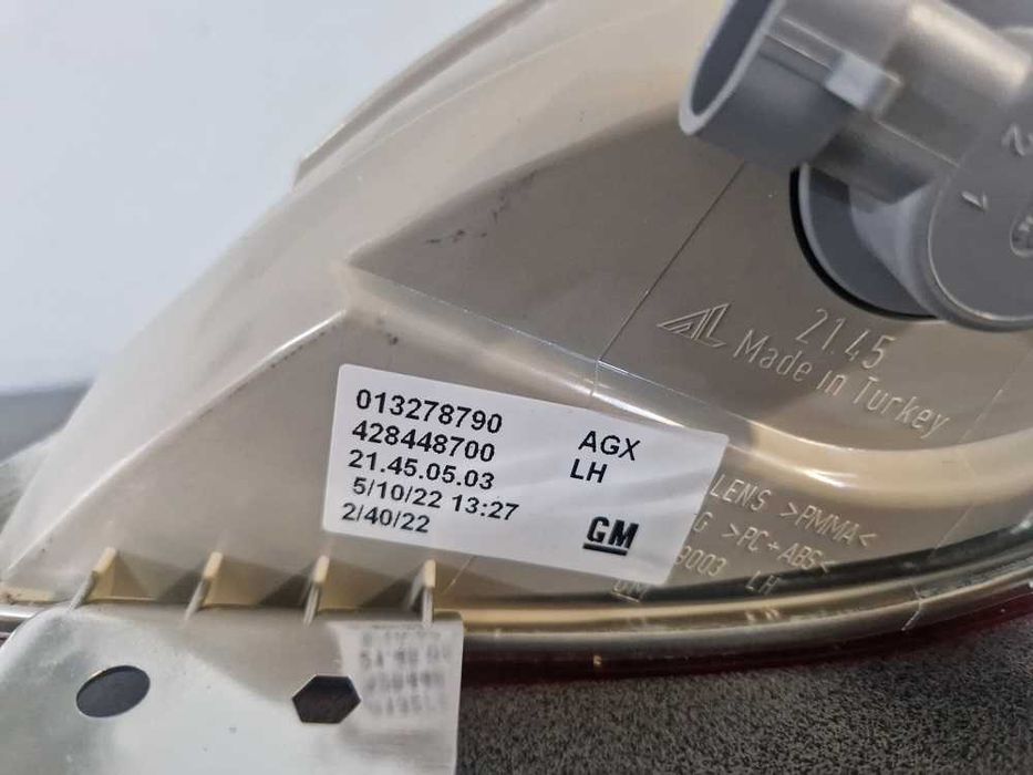 Opel Zafira C Lampa W Zderzak Lewy Tył