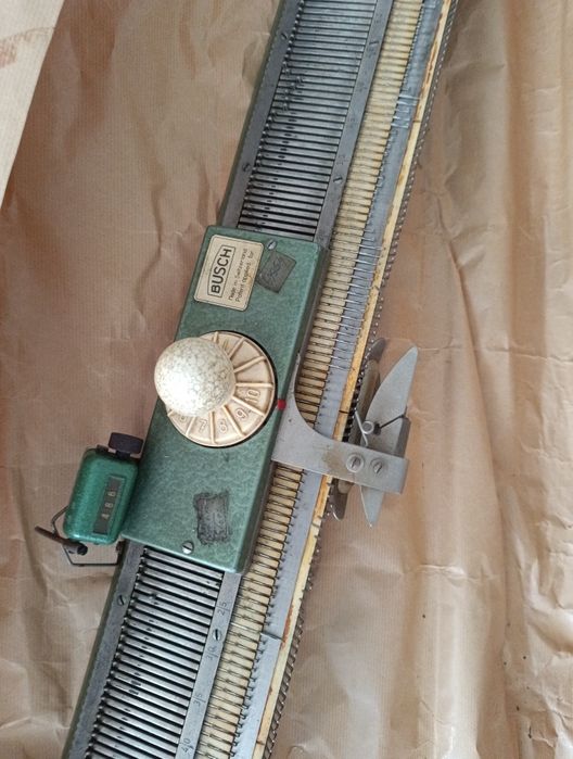 Máquina de tricô plana manual busch