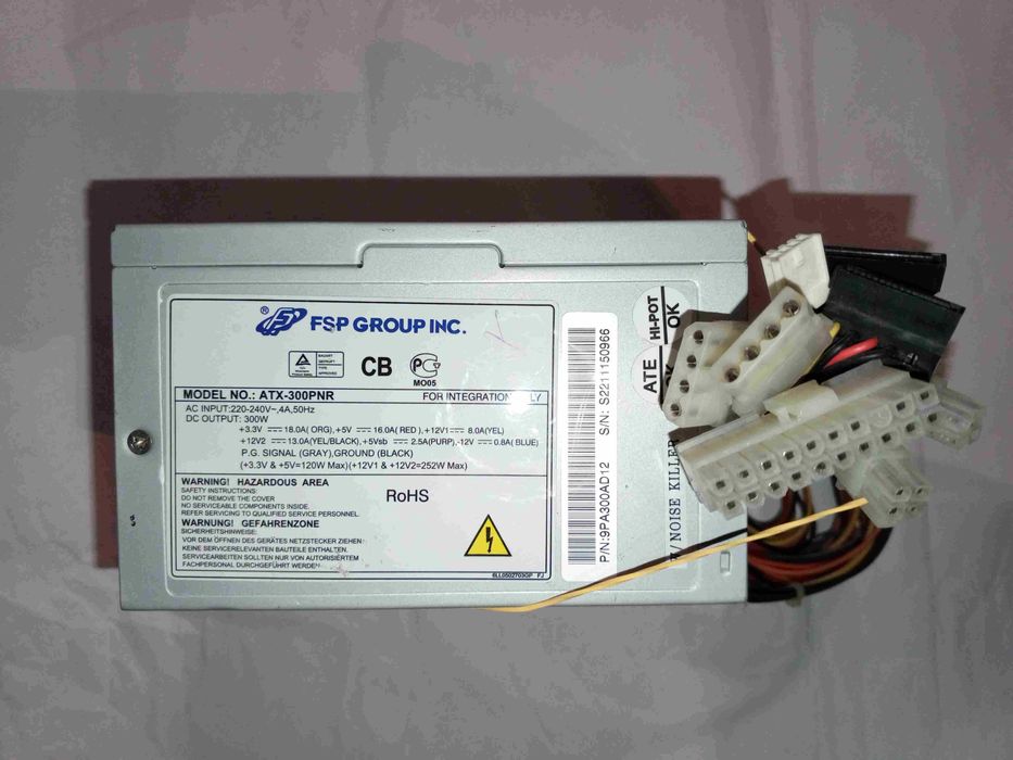 Блок питания FSP Group ATX-300PNR, 300 Вт