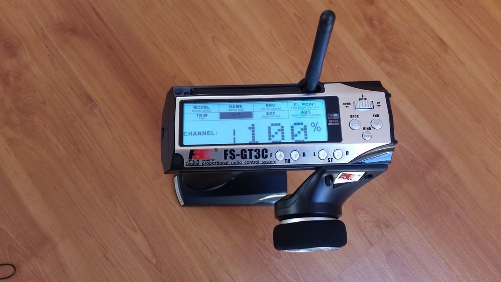 Comando emissor digital RC programavél 3 canais FS-GT3B FS-IT3 AFDHS