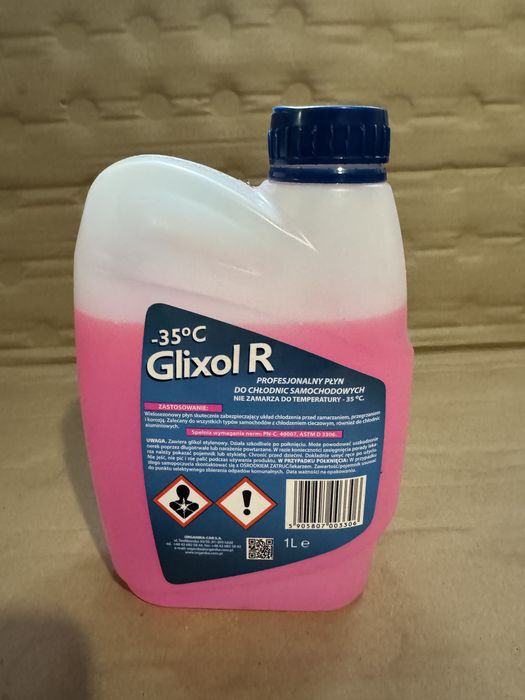 Olej mobil super 3000 5W-30  + płyn do chłodnic Glixol R