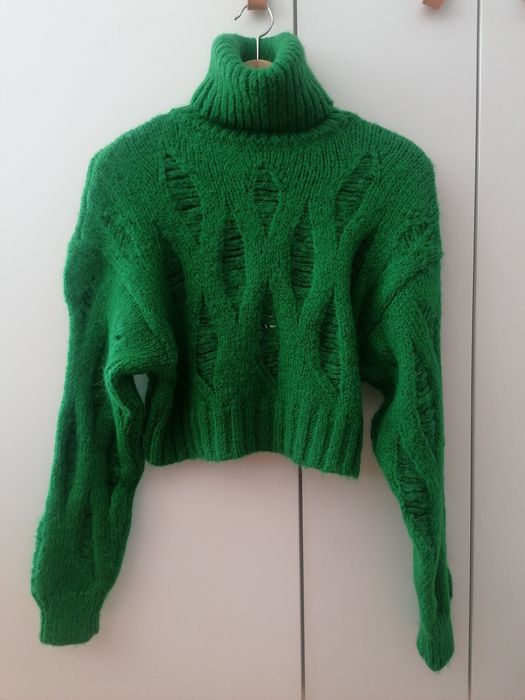 Camisola malha verde