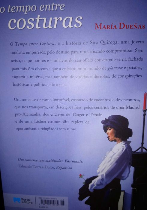 O Tempo Entre Costuras  com portes incluídos