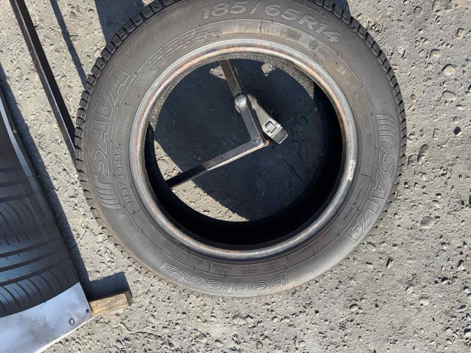 Шини 185/65 R14 пара Sava  6,2-6,5мм  літо