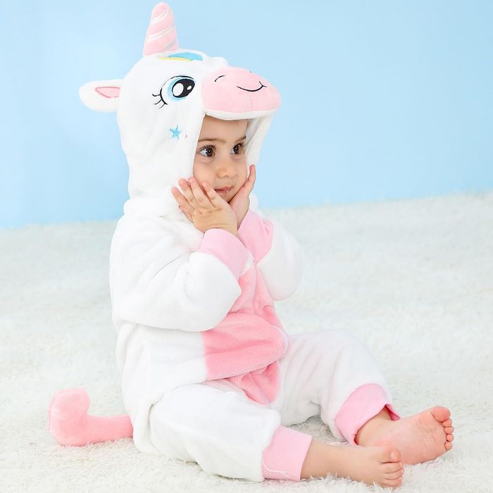 Kombinezon Onesie Romper Dzięcięcy Strój Krowy Piżama 6-12m 60-68