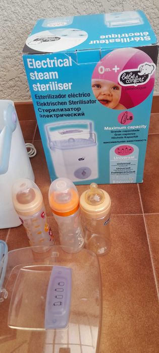 Aquecedor de Biberões e Esterilizador elétrico Bebé Confort