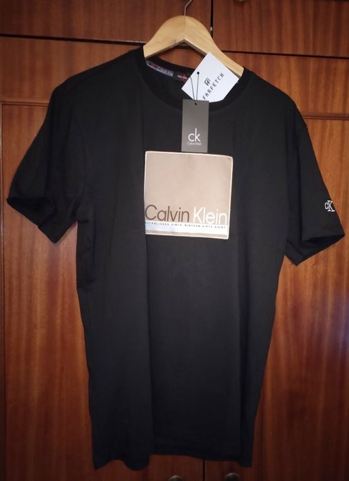 T-shirt nova qualidade Ralph Lauren XL e CK XXL