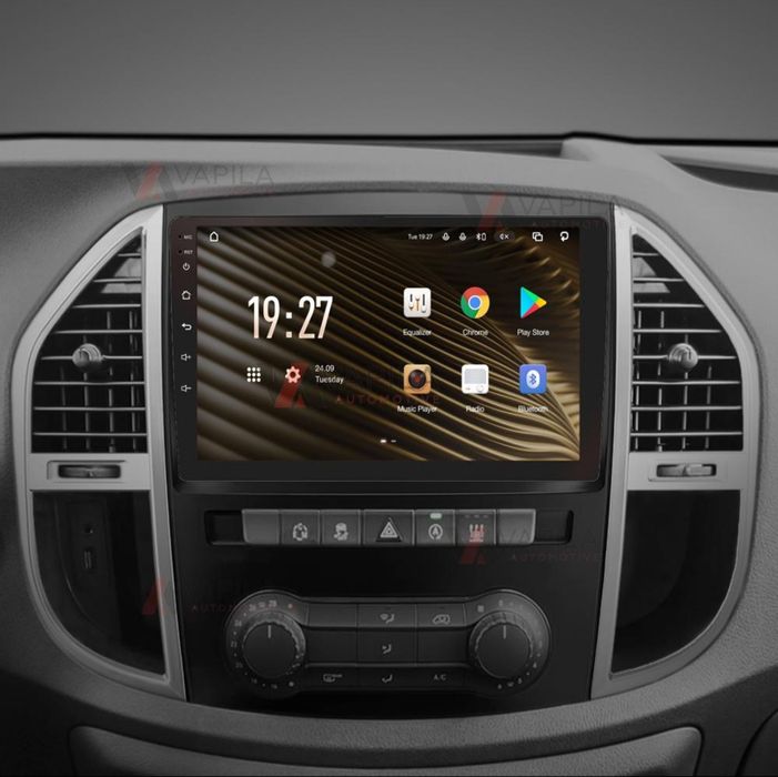 Магнітола Mercedes Vito W447. Працює на Android-платформі,