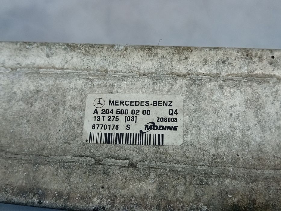 Radiador do intercooler MERCEDES-BENZ Classe E (W212)