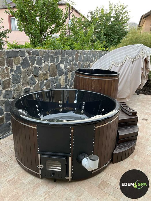 Японска фурако. Мобильна купіль. Джакузі на дровах. Спа вдома