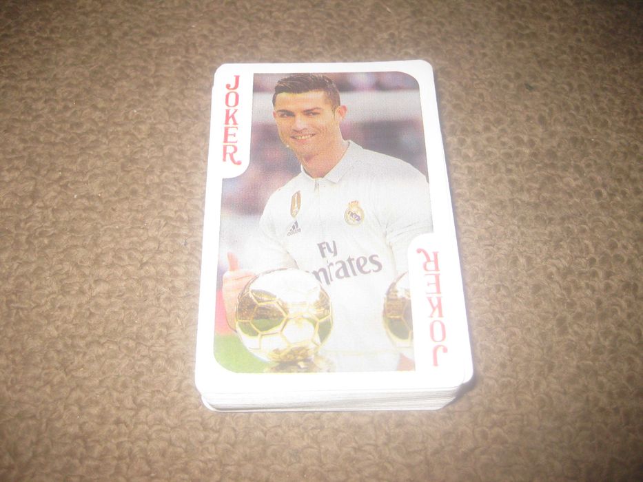 2 Baralhos de Cartas Completos de "Jogadores de Futebol"