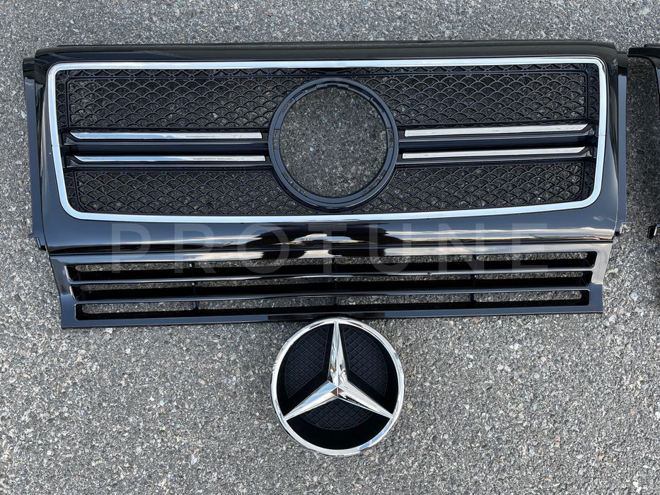 Решетка радиатора Mercedes G-Class W463 AMG G63 GT