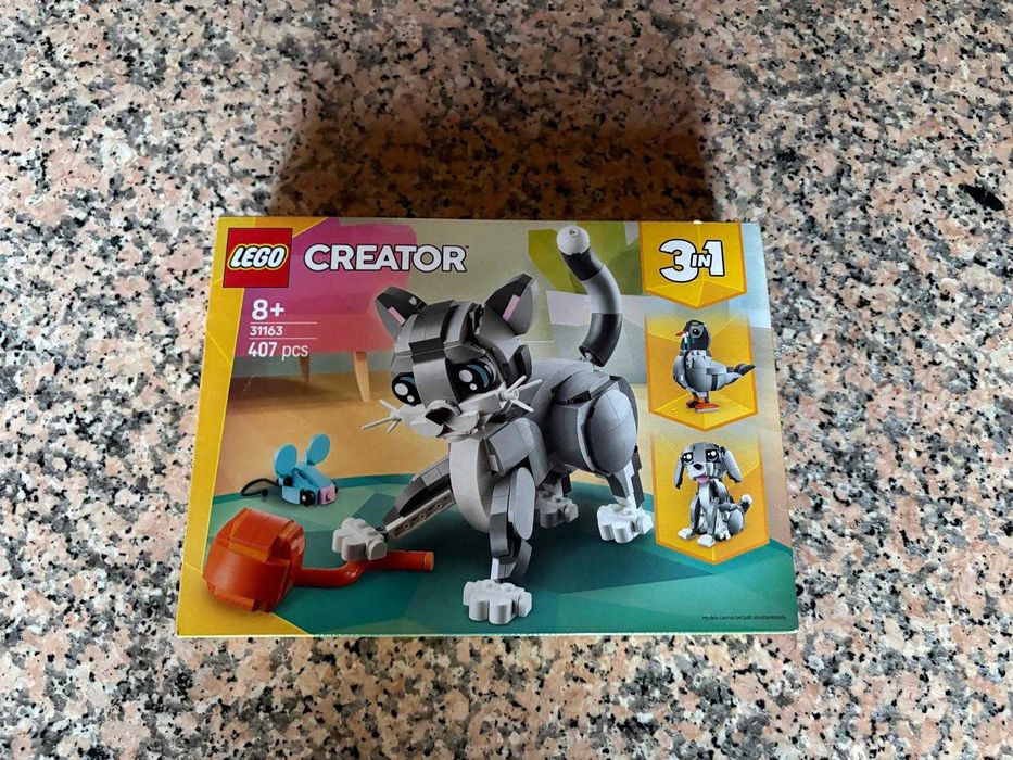 LEGO Creator 3 em 1 — Gato e Cães — 31163 + 31137