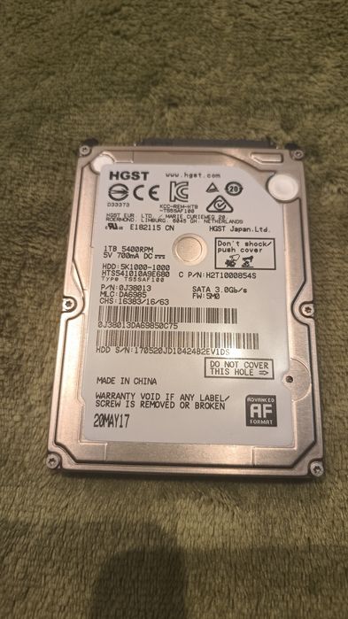 Dysk twardy HDD 1TB SATA III