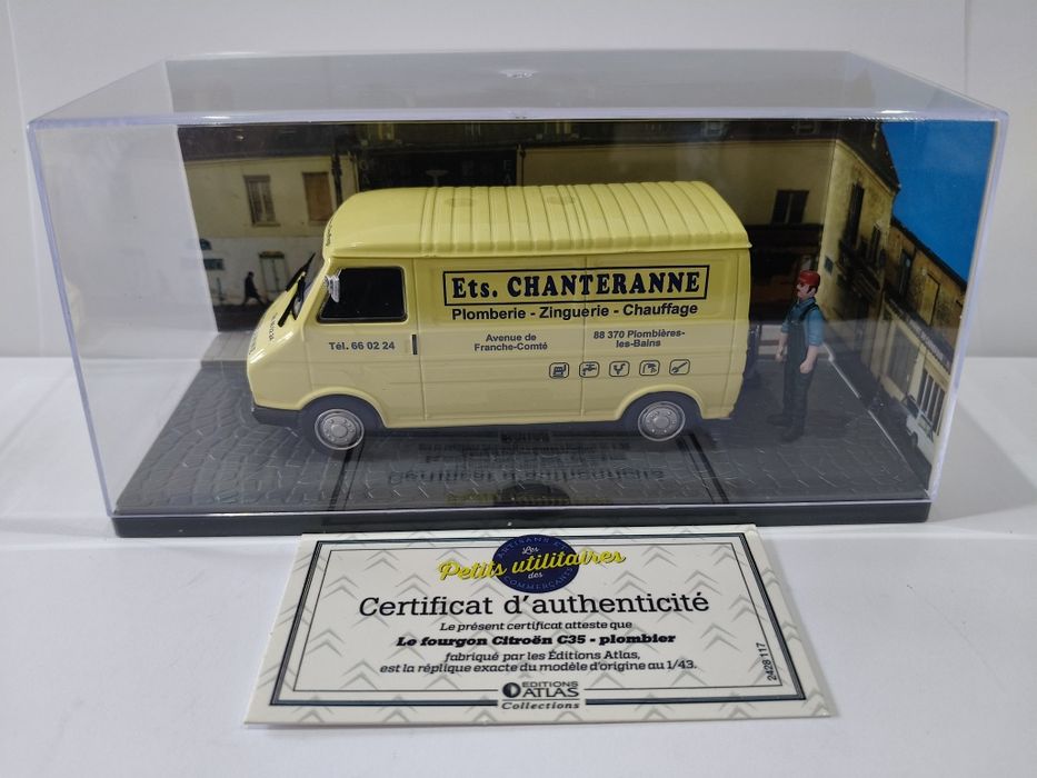 Miniaturas Citroen utilitários, à escala 1/43