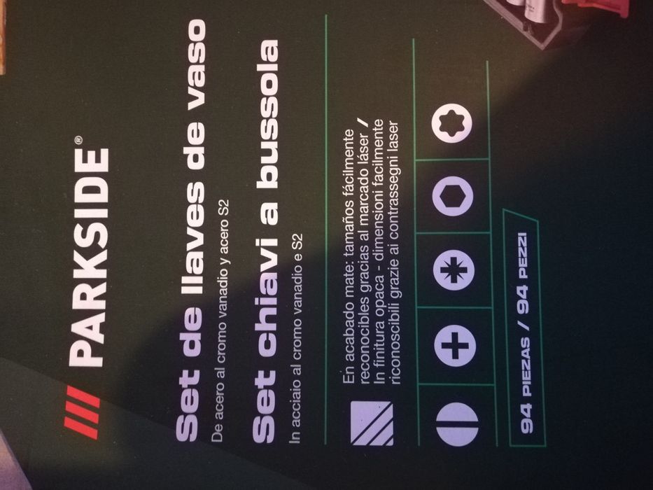 Chaves Parkside conjunto 94 peças