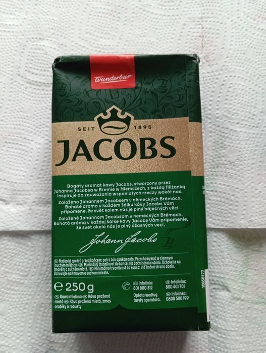 Jacobs Kronung Kawa Mielona 250g