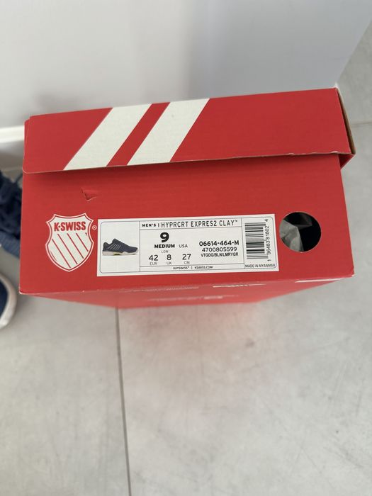 Buty Tenisowe, K-Swiss Hypercourt Express 2 Clay/Mączka