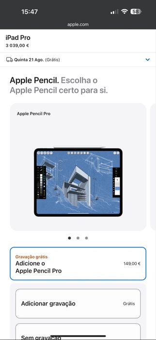 Ipad pro m4 2TB, 16GB Ram - Semi-Novo com garantia