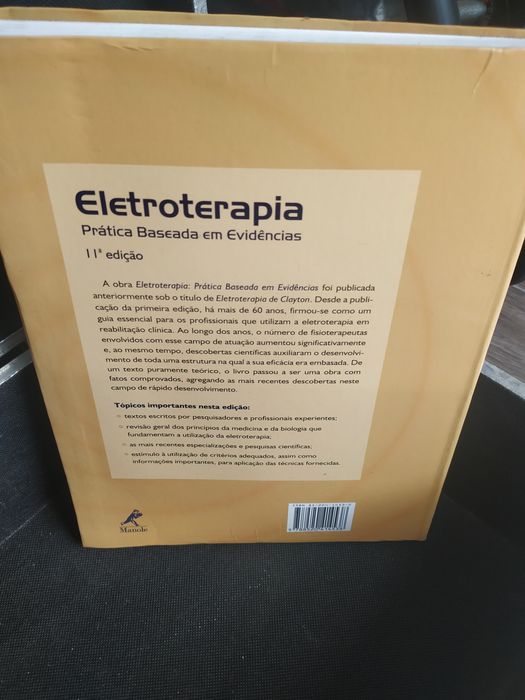 2 livros Electroterapia e Reflexologia