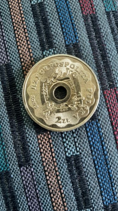 Монета 2 зл польша .