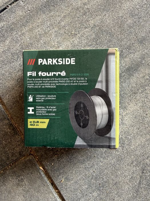 Drut spawalniczy parkside  5 szt