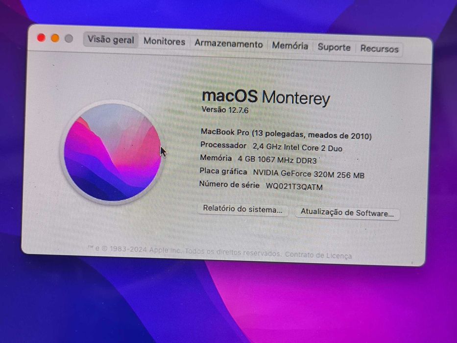 Apple Macbook Pro 13 SSD 120GB