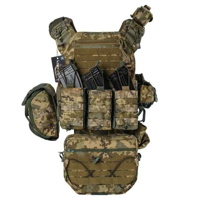 Бронежилет Warmor Gen.3 Pro Max + плити сталь 4кл. Мультикам. Кордура.