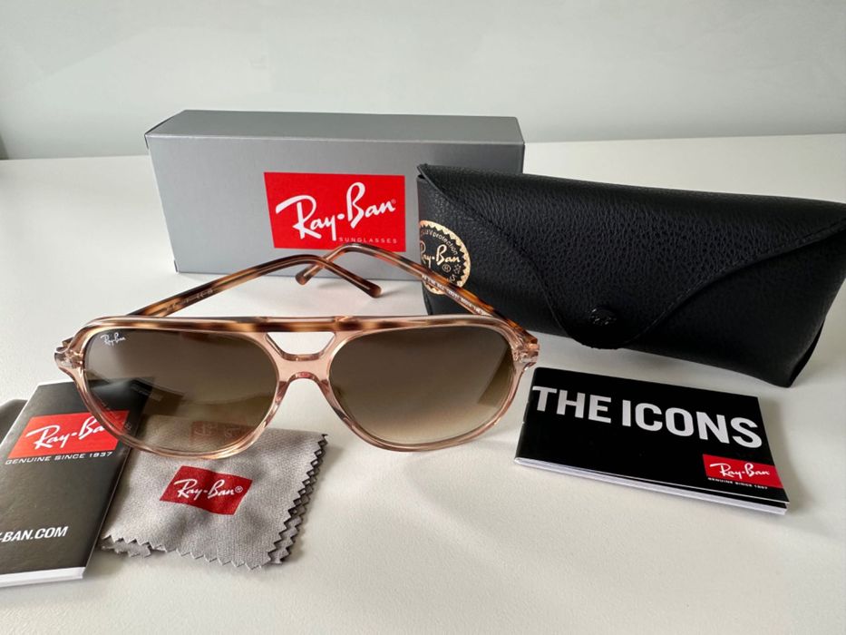 RayBan Original RB2198 Bill Havana Castanho Novos