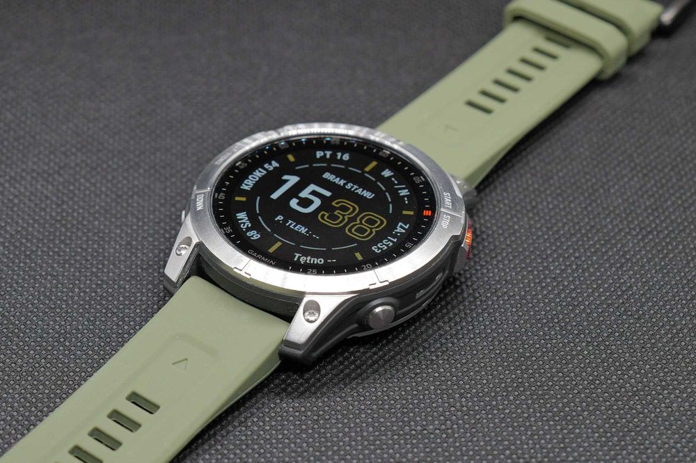 Zegarek Garmin EPIX 2 - stan doskonały, nowy pasek i kabel!