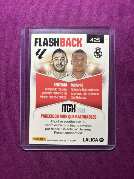 Mbappe e Benzema card Panini Megacracks 2026