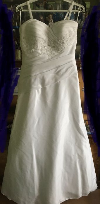 Suknia Ślubna SWEETHEART r. 38, Biel, Uprana, TANIO