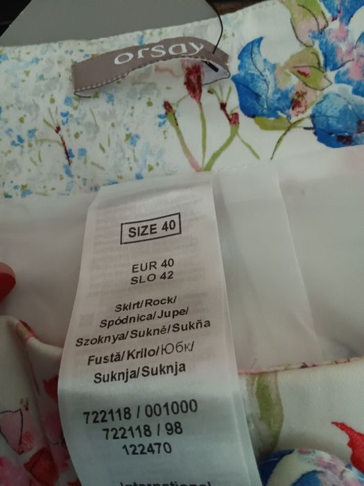 Spódnica damska z paskiem rozm 40 (L)