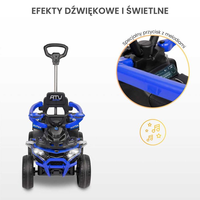 JEŹDZIK MOVIX Autko Quad Auto dla dziecka pchacz Pojazd samochód