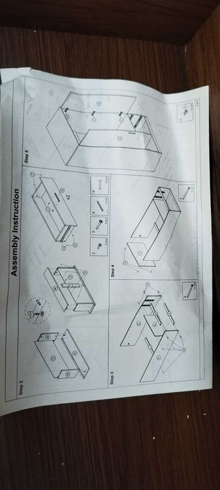 Roupeiro Novo - cor Carvalho Escuro - 2 portas e 2 gavetas