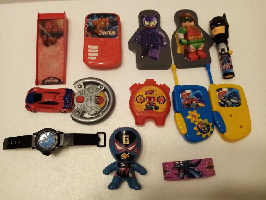 zabawki gadżety Batman Spiderman Blaze i Megamaszyny